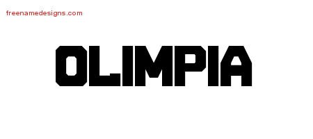 Titling Name Tattoo Designs Olimpia Free Printout