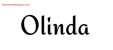 Calligraphic Stylish Name Tattoo Designs Olinda Download Free