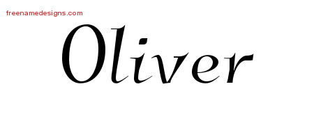 Elegant Name Tattoo Designs Oliver Download Free