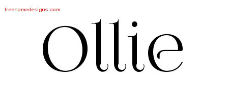 Vintage Name Tattoo Designs Ollie Free Download