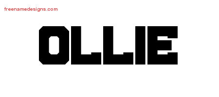 Titling Name Tattoo Designs Ollie Free Printout