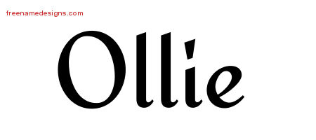 Calligraphic Stylish Name Tattoo Designs Ollie Download Free
