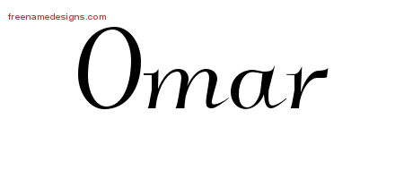 Elegant Name Tattoo Designs Omar Download Free