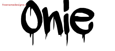 Graffiti Name Tattoo Designs Onie Free Lettering