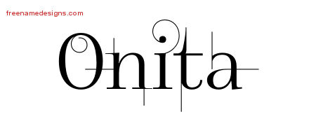 Decorated Name Tattoo Designs Onita Free
