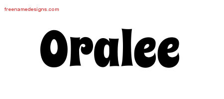 Groovy Name Tattoo Designs Oralee Free Lettering