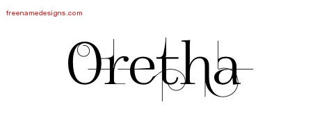 Decorated Name Tattoo Designs Oretha Free