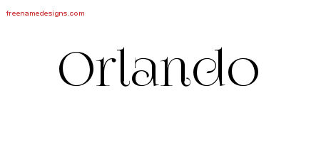 Vintage Name Tattoo Designs Orlando Free Printout