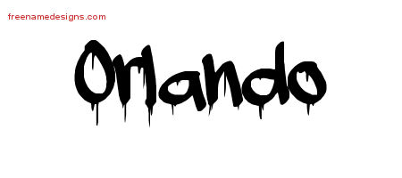 Graffiti Name Tattoo Designs Orlando Free