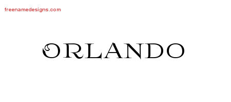 Flourishes Name Tattoo Designs Orlando Graphic Download