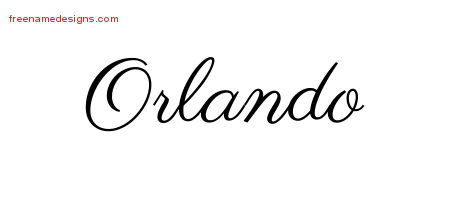 Classic Name Tattoo Designs Orlando Printable