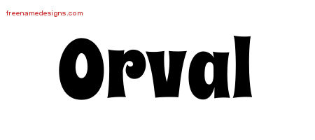 Groovy Name Tattoo Designs Orval Free