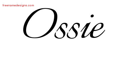 Calligraphic Name Tattoo Designs Ossie Download Free