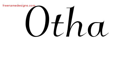 Elegant Name Tattoo Designs Otha Download Free
