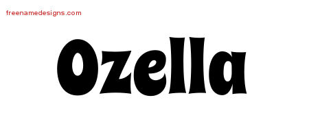 Groovy Name Tattoo Designs Ozella Free Lettering