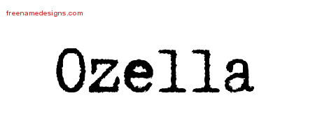 Typewriter Name Tattoo Designs Ozella Free Download