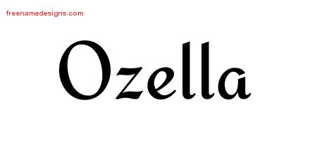 Calligraphic Stylish Name Tattoo Designs Ozella Download Free