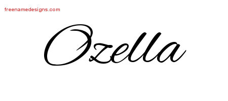 Cursive Name Tattoo Designs Ozella Download Free