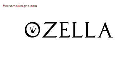 Regal Victorian Name Tattoo Designs Ozella Graphic Download