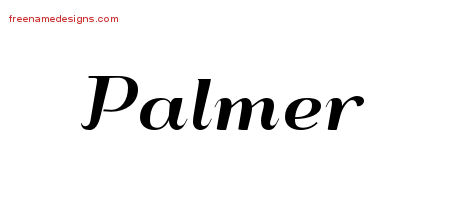 Art Deco Name Tattoo Designs Palmer Graphic Download