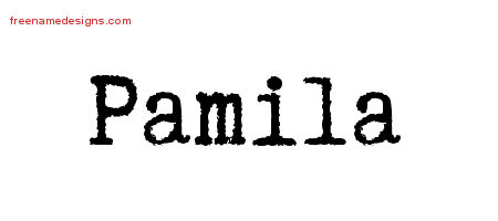 Typewriter Name Tattoo Designs Pamila Free Download