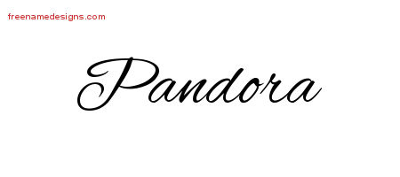 Cursive Name Tattoo Designs Pandora Download Free