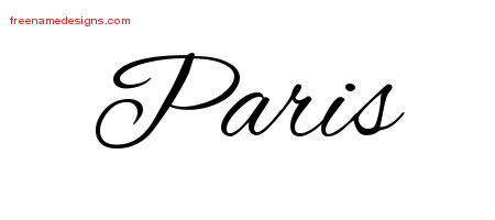 Cursive Name Tattoo Designs Paris Download Free