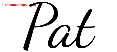 Lively Script Name Tattoo Designs Pat Free Printout