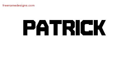 Titling Name Tattoo Designs Patrick Free Download
