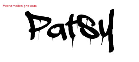 Graffiti Name Tattoo Designs Patsy Free Lettering