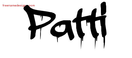 Graffiti Name Tattoo Designs Patti Free Lettering