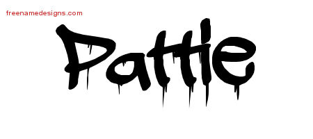Graffiti Name Tattoo Designs Pattie Free Lettering