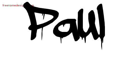 Graffiti Name Tattoo Designs Paul Free