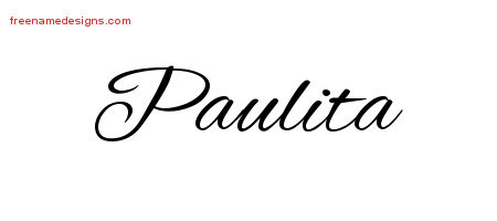 Cursive Name Tattoo Designs Paulita Download Free