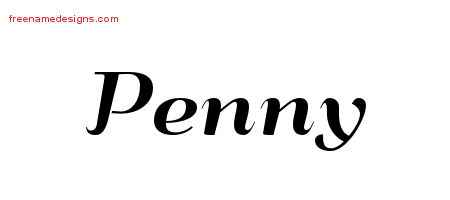Art Deco Name Tattoo Designs Penny Printable