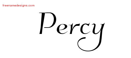 Elegant Name Tattoo Designs Percy Download Free