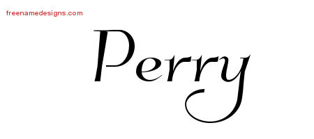 Elegant Name Tattoo Designs Perry Download Free