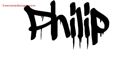 Graffiti Name Tattoo Designs Philip Free