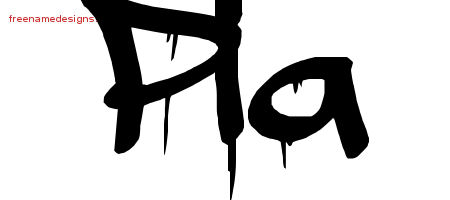 Graffiti Name Tattoo Designs Pia Free Lettering