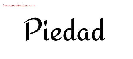 Calligraphic Stylish Name Tattoo Designs Piedad Download Free