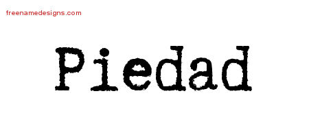Typewriter Name Tattoo Designs Piedad Free Download