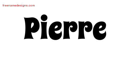 Groovy Name Tattoo Designs Pierre Free