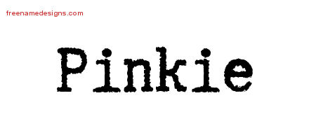 Typewriter Name Tattoo Designs Pinkie Free Download