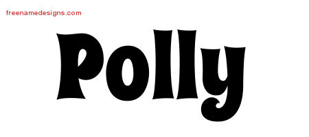 Groovy Name Tattoo Designs Polly Free Lettering
