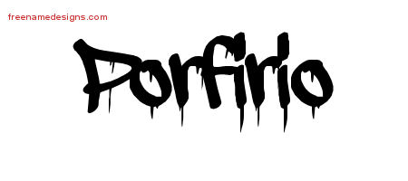 Graffiti Name Tattoo Designs Porfirio Free