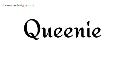 Calligraphic Stylish Name Tattoo Designs Queenie Download Free