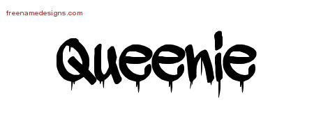 Graffiti Name Tattoo Designs Queenie Free Lettering