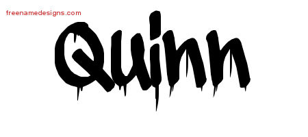 Graffiti Name Tattoo Designs Quinn Free Lettering