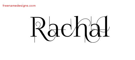 Decorated Name Tattoo Designs Rachal Free