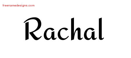 Calligraphic Stylish Name Tattoo Designs Rachal Download Free